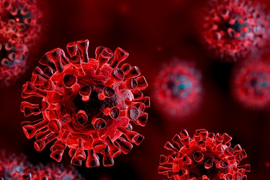 virus 3d render red 04 other