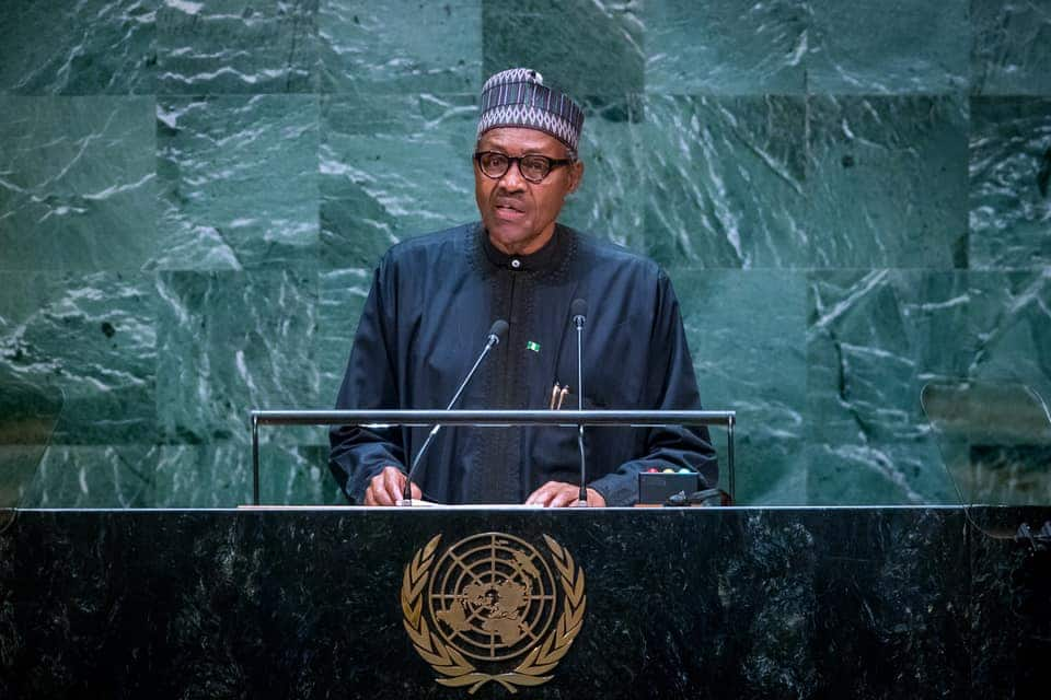 Buhari 'Debates' COVID-19, 'One Nigeria' At United Nations General Asembly