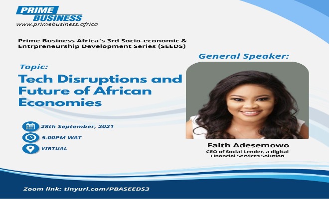 Digital Finance Expert, Adesemowo, For PBA's Webinar On Tech Disruptions