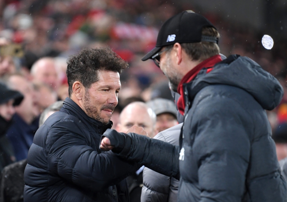 Atletico Madrid head coach Diego Simeone has vehemently declared his 'no handshake' decision with Liverpool manager Jurgen Klopp in Tuesday night's UEFA Champions League.