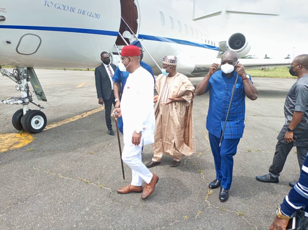 Wike Makinde and Tambuwal in Ondo