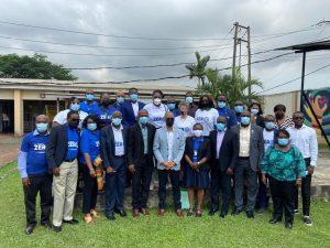 CDC Team with Lagos State Commissioner for Health Prof. Akin Abayomi