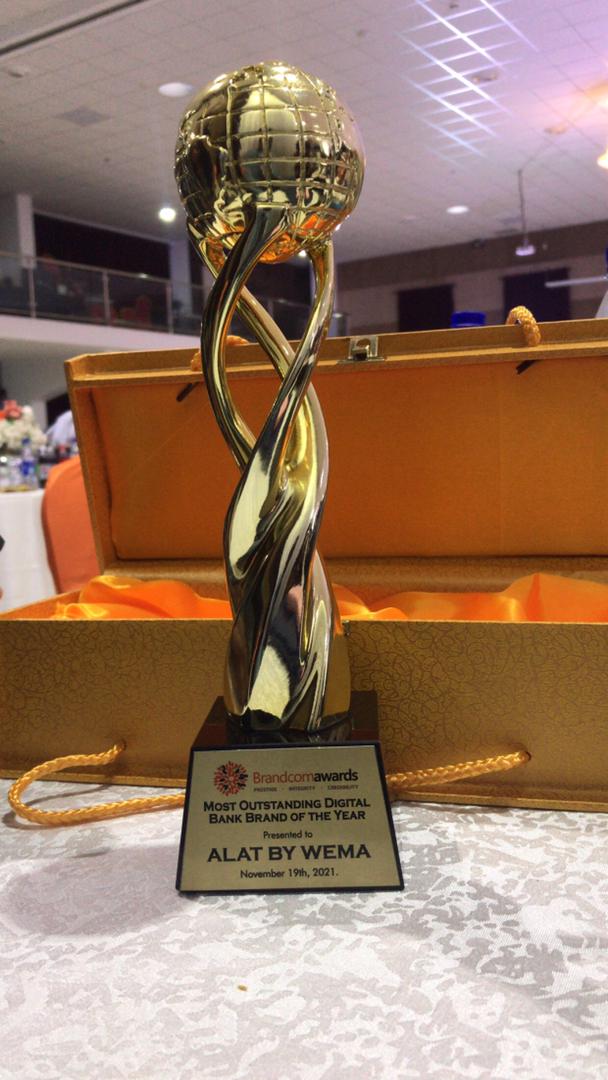 ALAT By Wema bags most Outstanding digital brand of the year Award