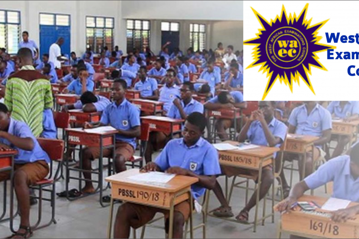 Students writing WAEC examination 2021