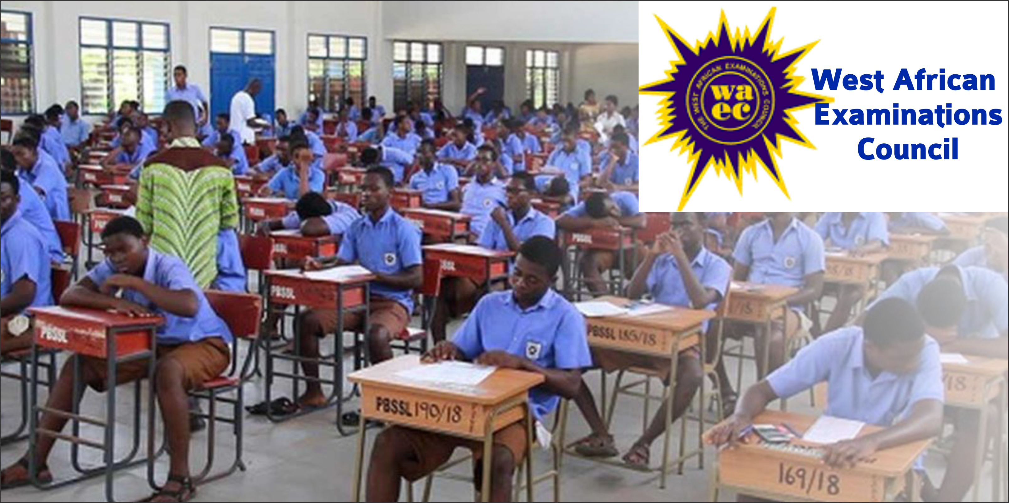 Students writing WAEC examination 2021