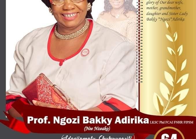 Prof. Ngozi Adirika