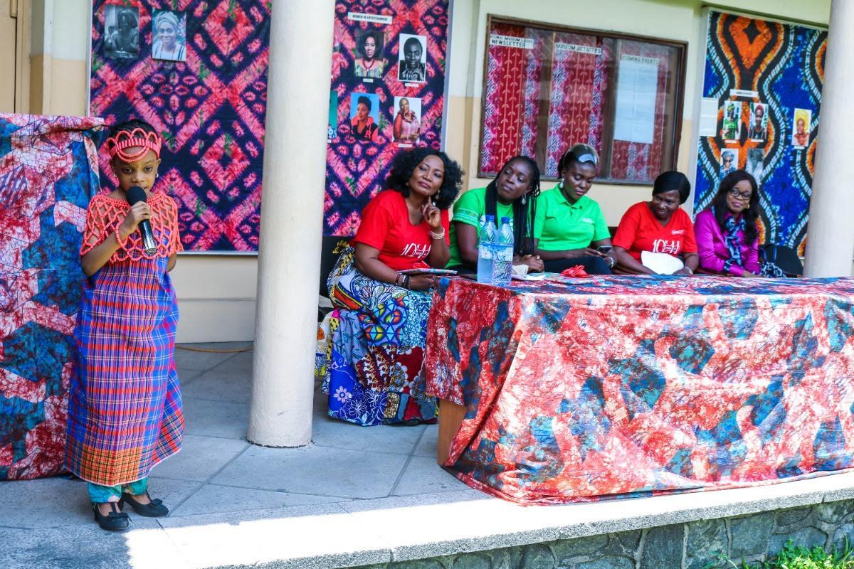 SPMC child advocate, Princess Onuoha giving a speech at the event