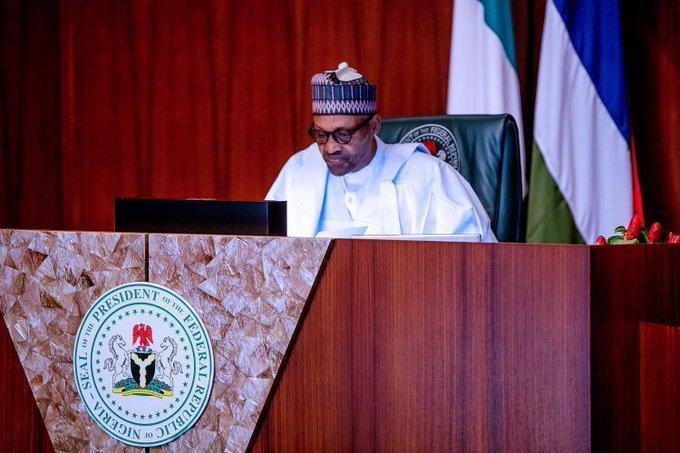 Buhari at Federal Executive Council