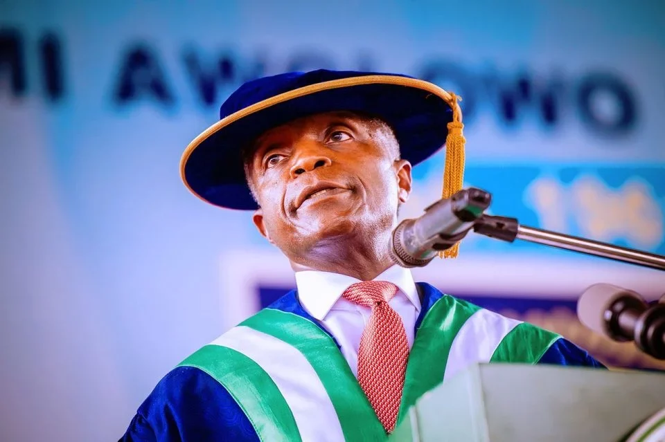 Osinbajo at OAU Convocation 2021