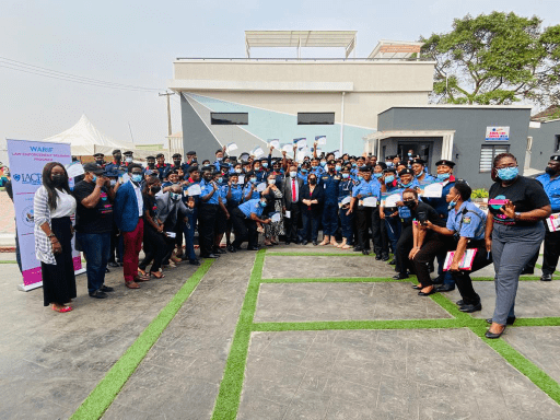 Participants after the training