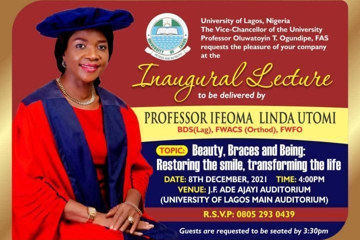 Prof Ifeoma Utomi inaugural lecture