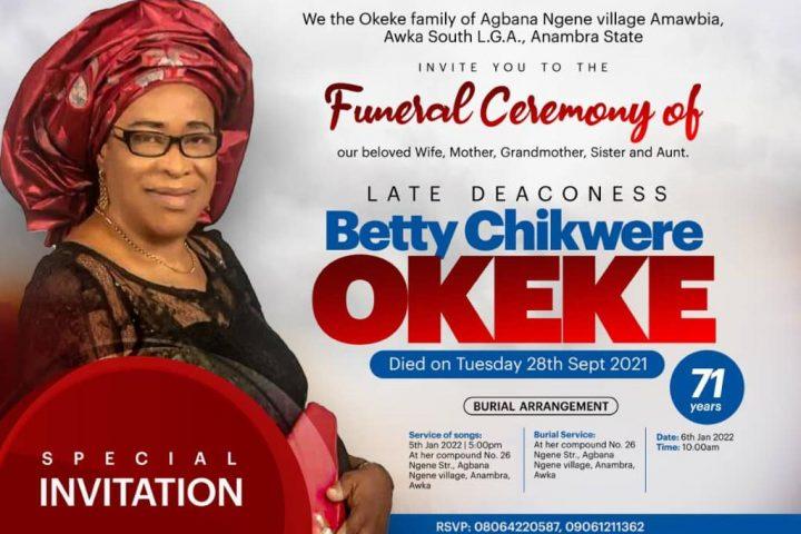 Deaconnes Betty Chikwere Okeke