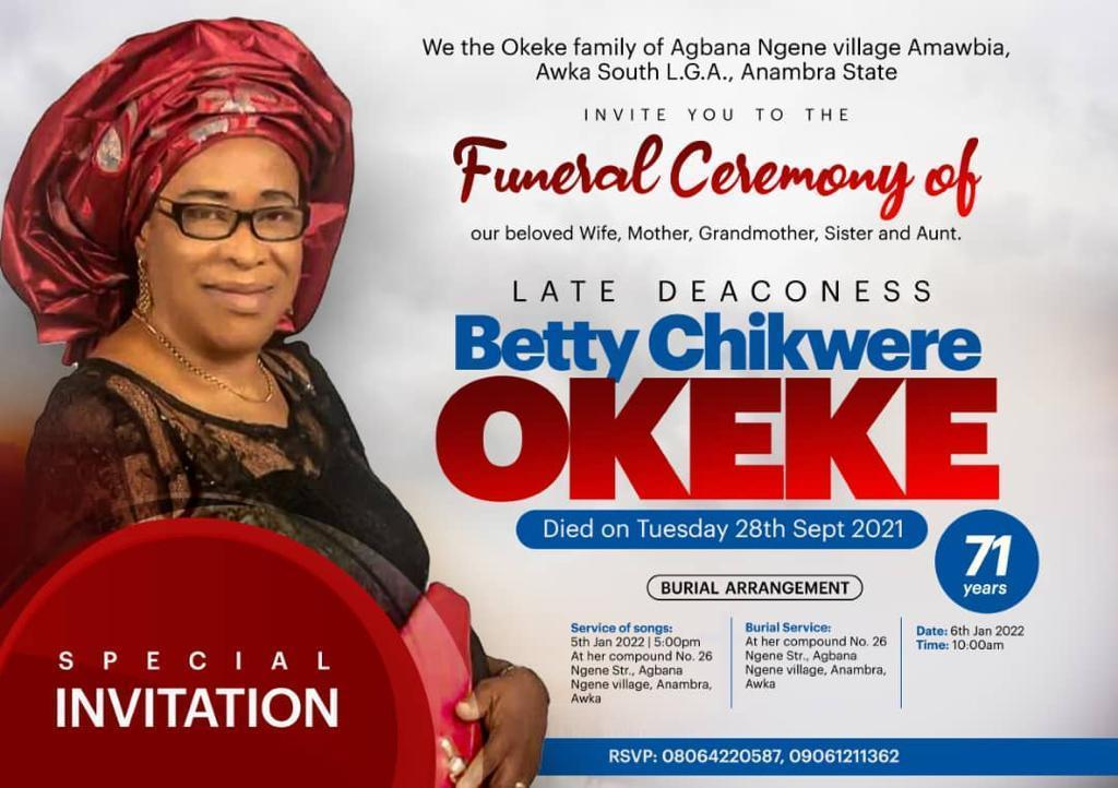 Deaconnes Betty Chikwere Okeke