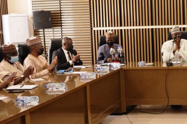 New EFCC board members during inauguration in Abuja