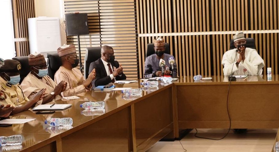 New EFCC board members during inauguration in Abuja