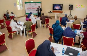 Cross section of participants amd facilitators during the workshop