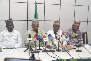 Kwara Government officials during the briefing