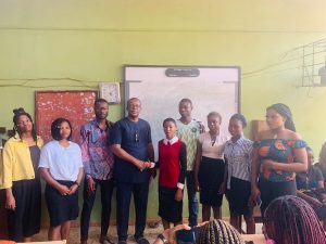 Prime Business Africa Editor-in-chief, Dr Marcel Mbamalu with members of the campus editorial team