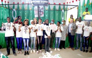 Cross section of students who participated in the drone soccer game