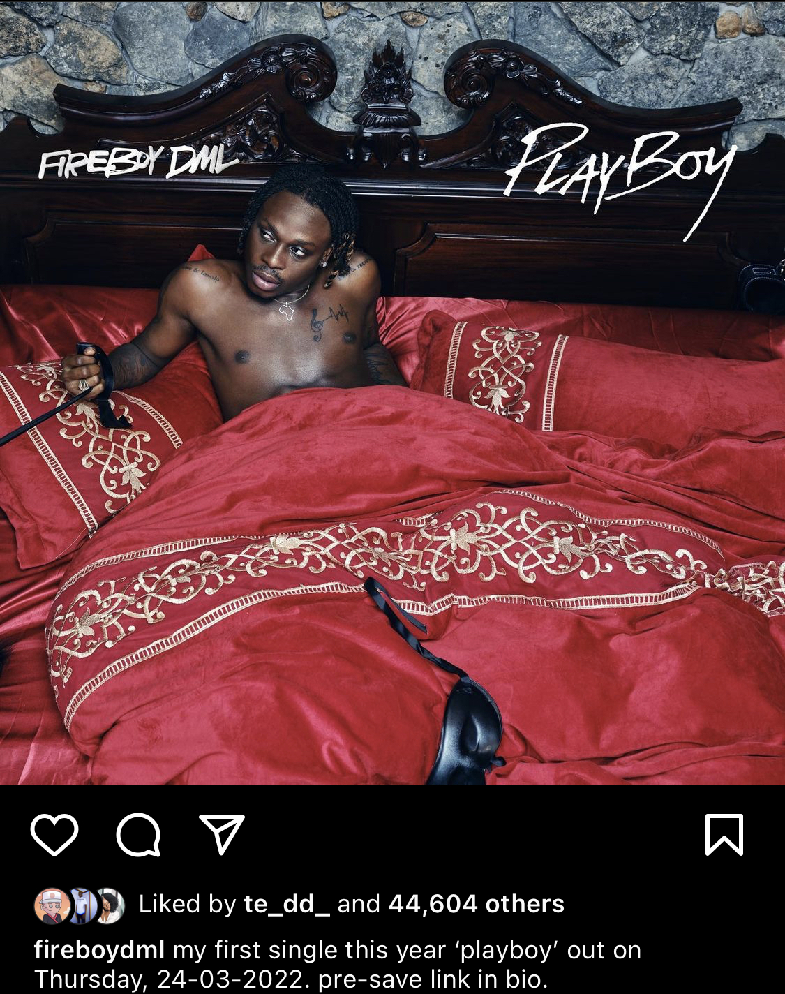 Fireboy's Anticipated Single Set To Drop On Thursday 