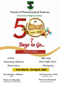 UNN Pharmacy To Mark 50 Years Anniversary In Grand Style