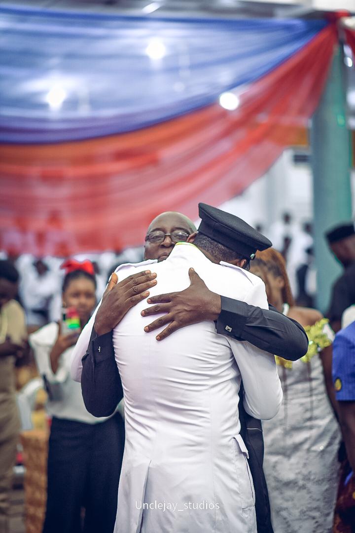 Proud Dad Hugs New Rotaract President, Says 'You Lost Mum Early, But Now You Wipe My Tears'