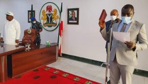 Governor Ugwuanyi Swears in New Commissioner