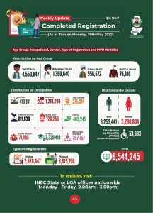 INEC Record 10.2m New Voters As Online Pre-registration Ends 