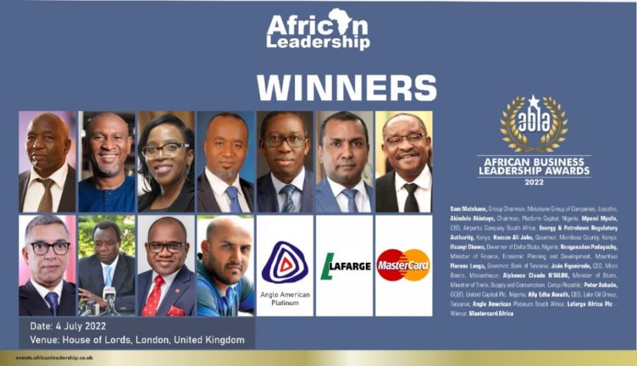 African Leadership Magazine Unveils Winners of African Business