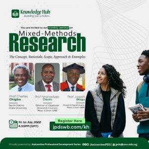 Mixed-method Research Key To Answering Today’s Tough Questions - Prof. Okigbo