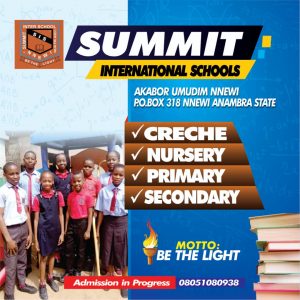 Summit Int’l Schools Nnewi Holds 38th Graduation Ceremony On July 20