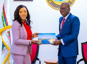 Titan Trust Bank Mgt Pays  Sanwo-Olu Courtesy Visit (Photos)