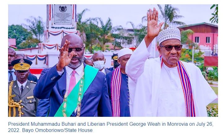 “We Are Working Towards Credible Elections” – Buhari To Liberia’s George Weah