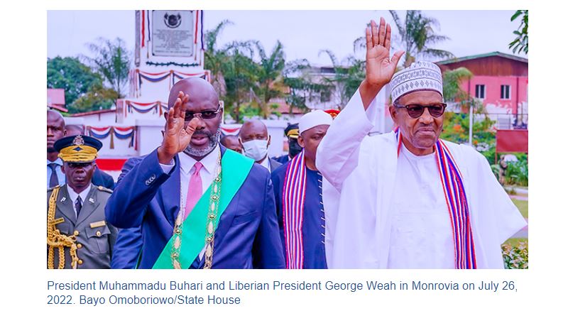 “We Are Working Towards Credible Elections” – Buhari To Liberia’s George Weah