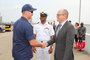 US Coast Guard Cutter Mohawk Arrives In Lagos