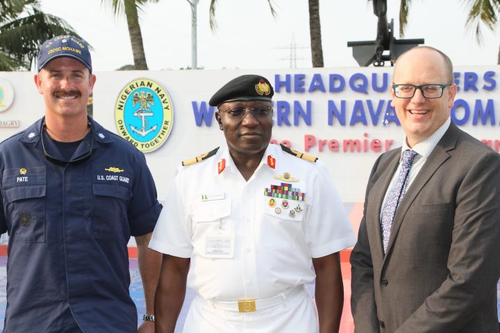 US Coast Guard Cutter Mohawk Arrives In Lagos