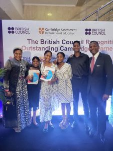 Nze Duru's Daughter Wins 'Top In Nigeria' Cambridge Learner Technology Award