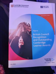 Nze Duru's Daughter Wins 'Top In Nigeria' Cambridge Learner Technology Award