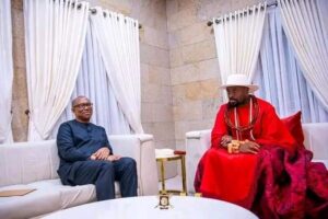 Obi Pays Courtesy Visit To Olu Of Warri