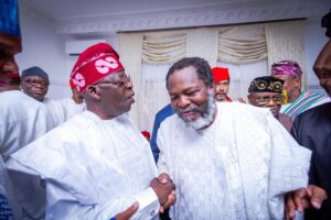 Tinubu Visits Thisday Publisher Nduka Obaigbena At Mother's Burial (Photos)