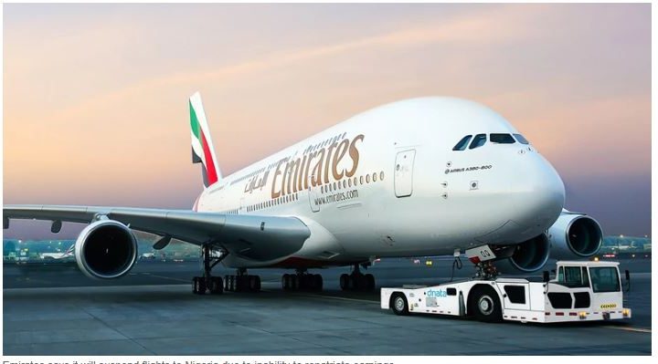 Emirates To Suspend Flights To Nigeria Over Inability To Repatriate Earnings