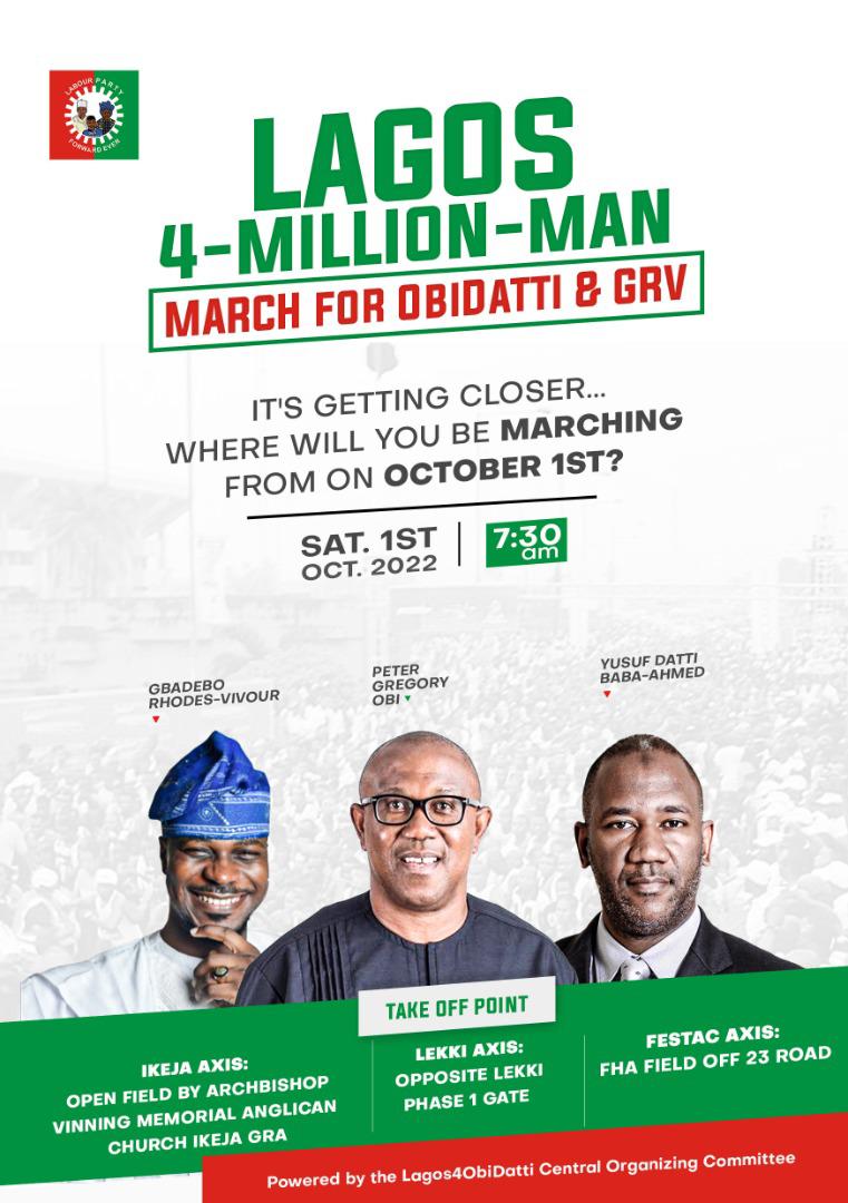 Allow Us Use National Stadium For Oct 1 Lagos Mega Rally, Obi-dients Urge Govt