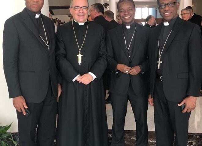 (Photo) Nigerian Vatican Diplomats Meet Pope Francis