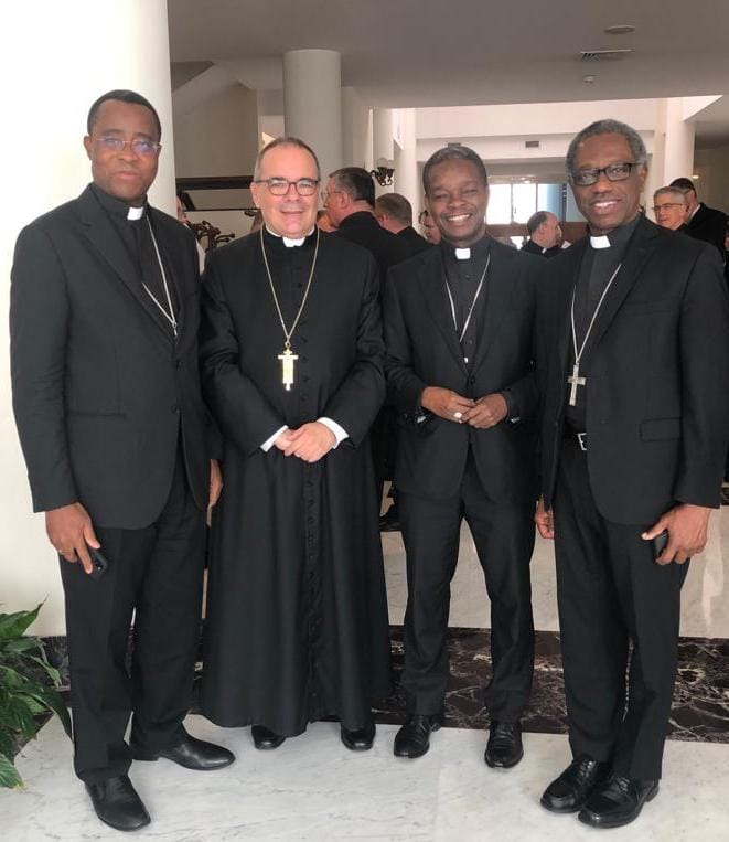 (Photo) Nigerian Vatican Diplomats Meet Pope Francis