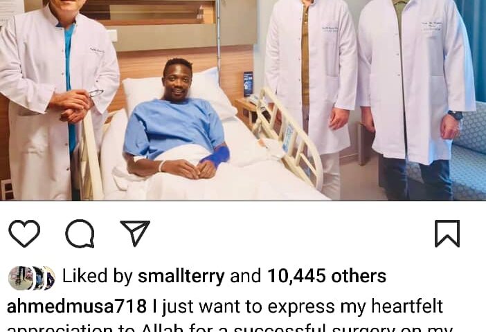 Ahmed Musa Undergoes Successful Arm Surgery