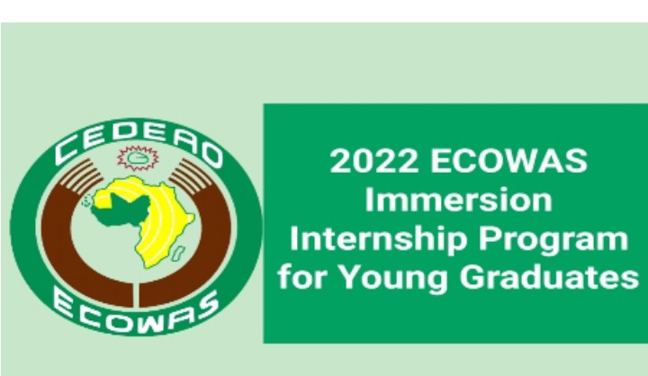 ECOWAS Announces 2022 Internship Job Vacancies For Young Graduates