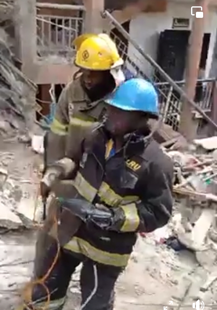 Two Persons Trapped In Collapsed Three-storey Building In Lagos