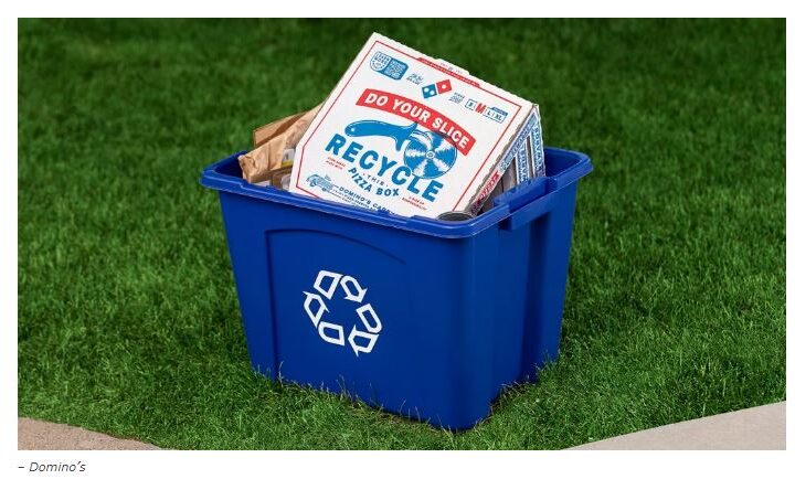 Domino’s Pizza Creates New Box Recycling System