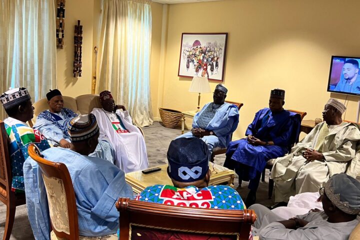 Breaking: Tinubu, Shettima, Adamu Arrives For Inauguration Of APC Women Presidential Campaign Team