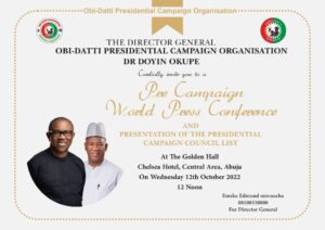 (Photos) LP Unveils Presidential Campaign Council As Obi Attends ICAN Economic Forum